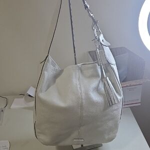 Coach Avery Pebble Leather Hobo Shoulder Bag